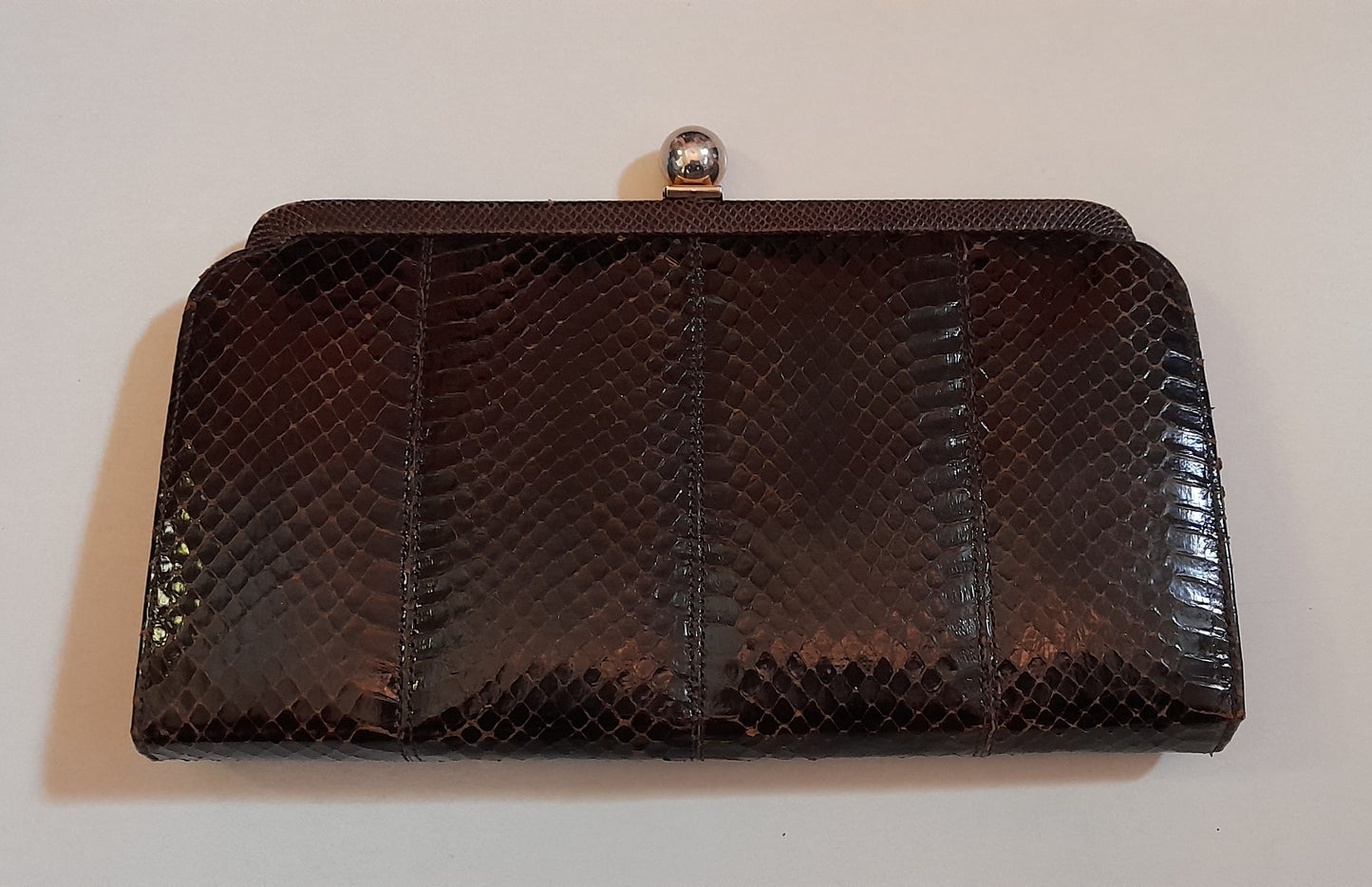 Snake Skin vintage clutch bag