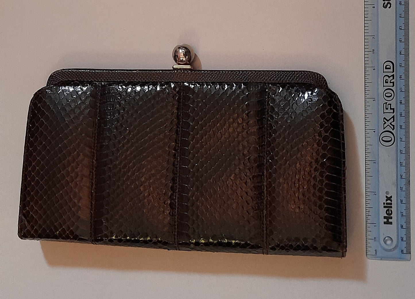 Snake Skin vintage clutch bag