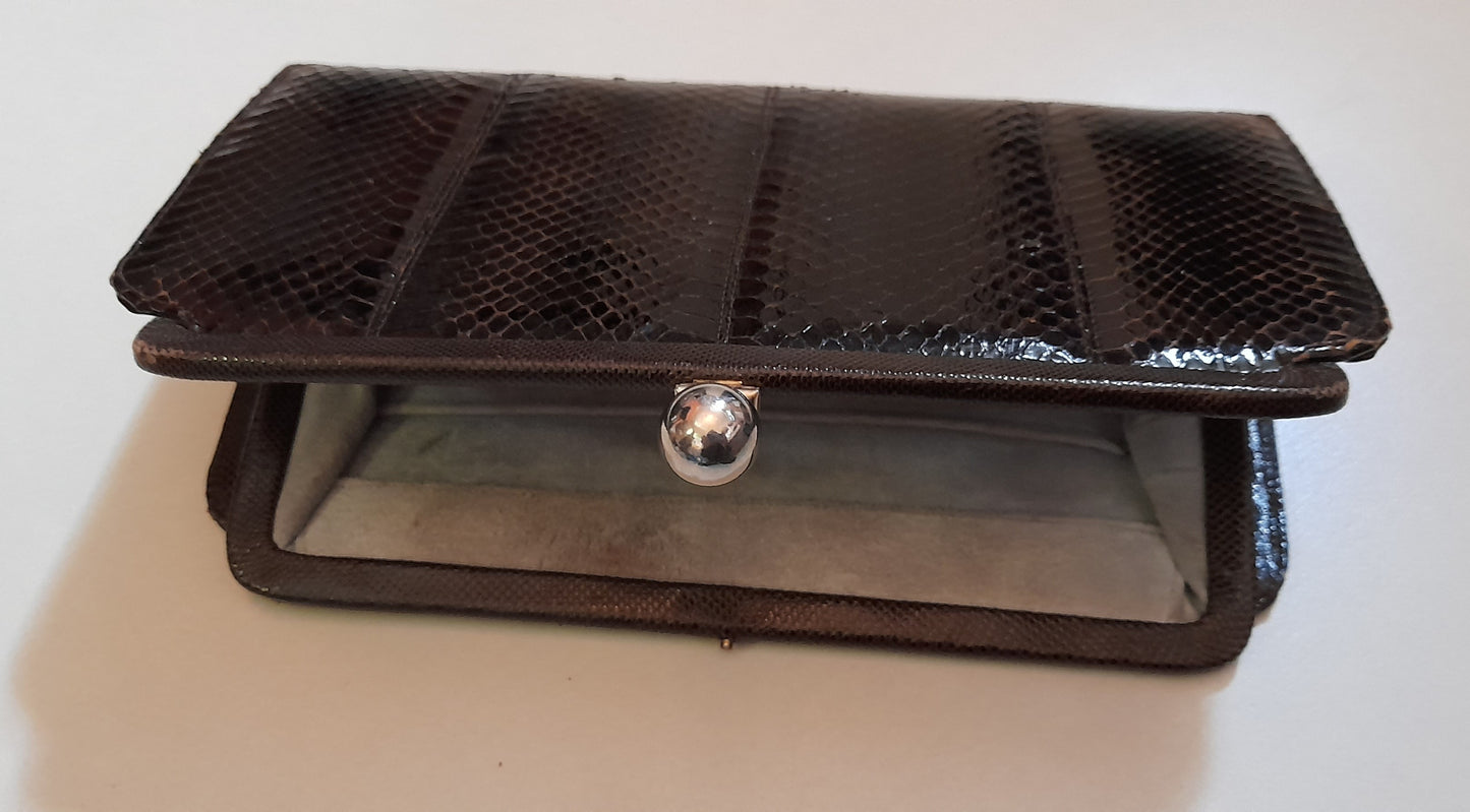 Snake Skin vintage clutch bag