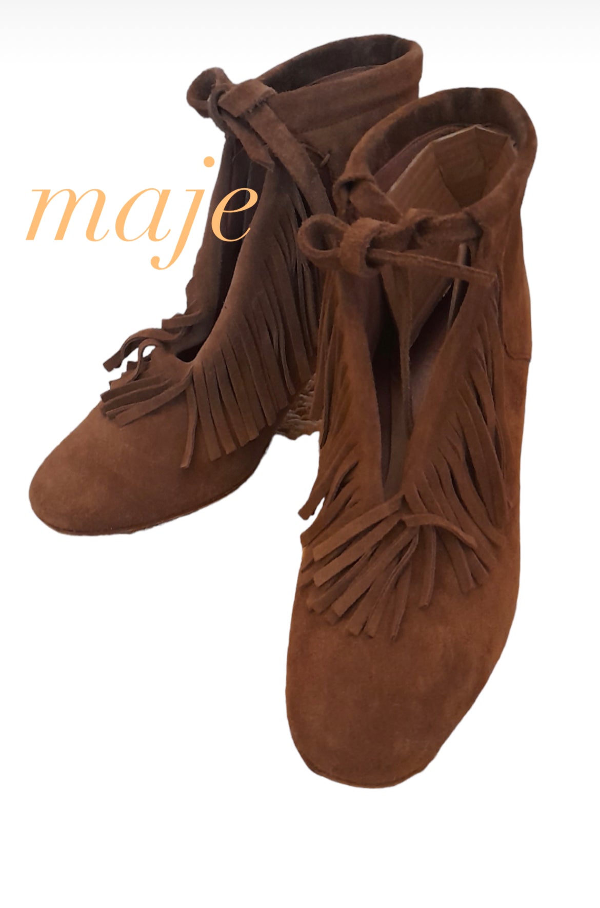 MAJE tassel boots