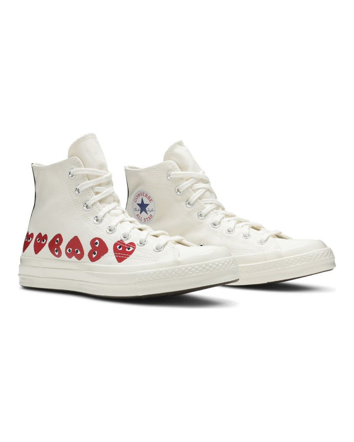 Chuck Taylor All Star High 70 CDG Multi Hearts