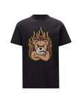 Bear Motif T-Shirt Black
