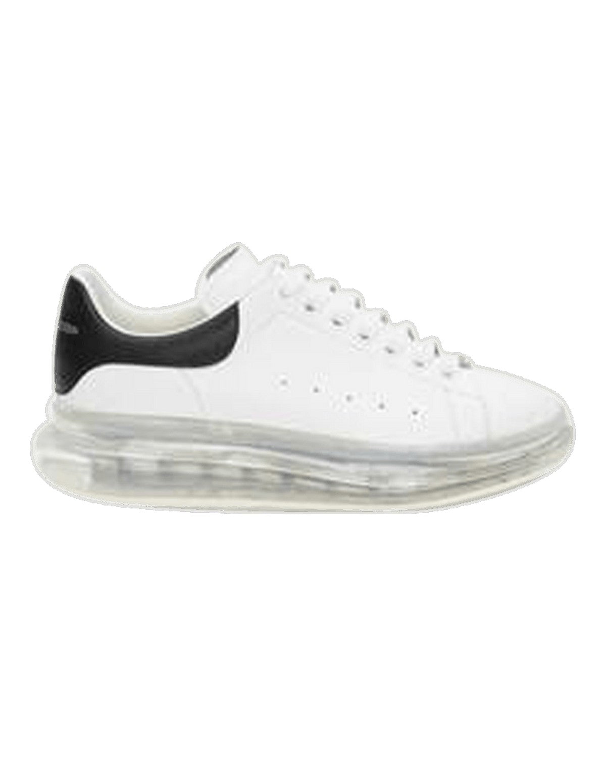 Clear Sole Women Black White