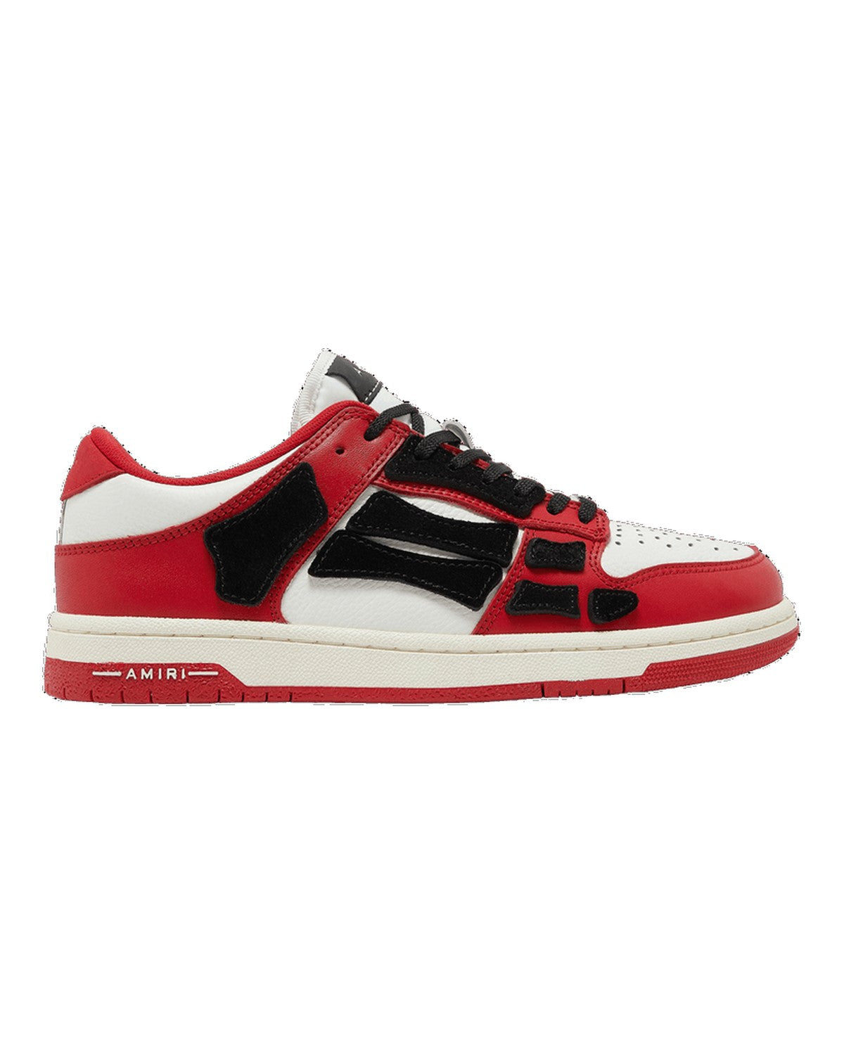 Skel Top Red White Black