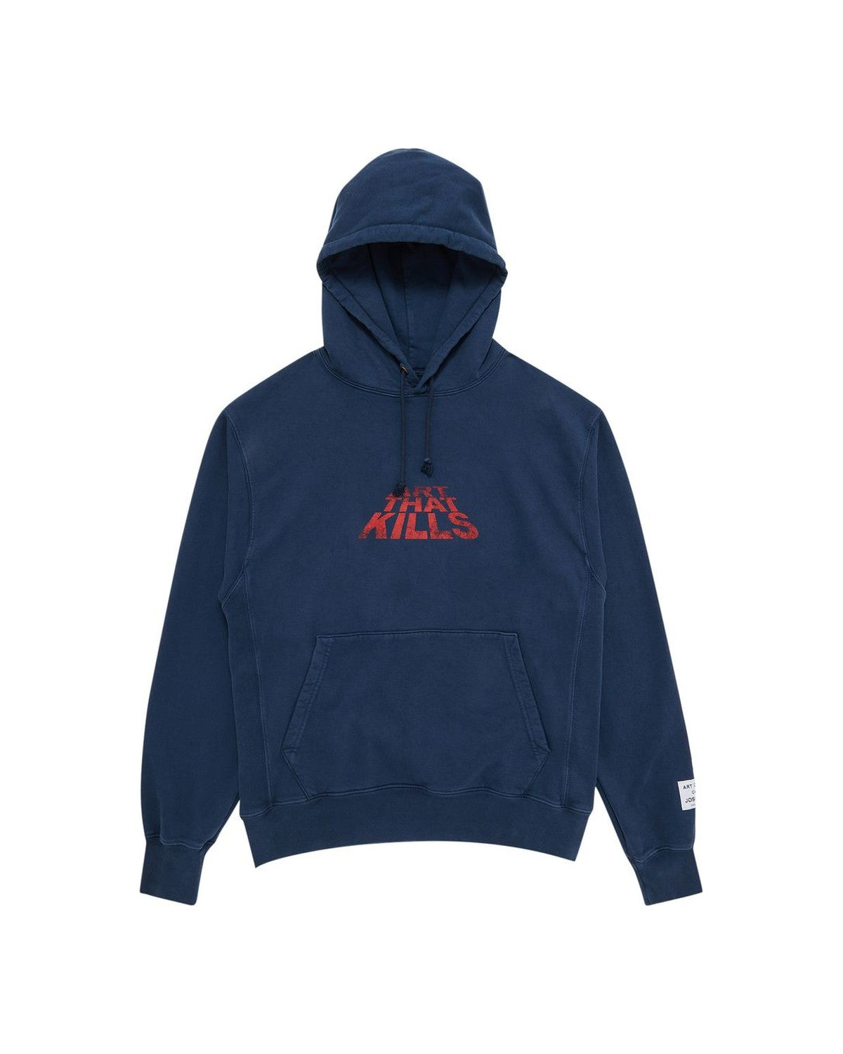 ATK Stacked Logo Hoodie Navy
