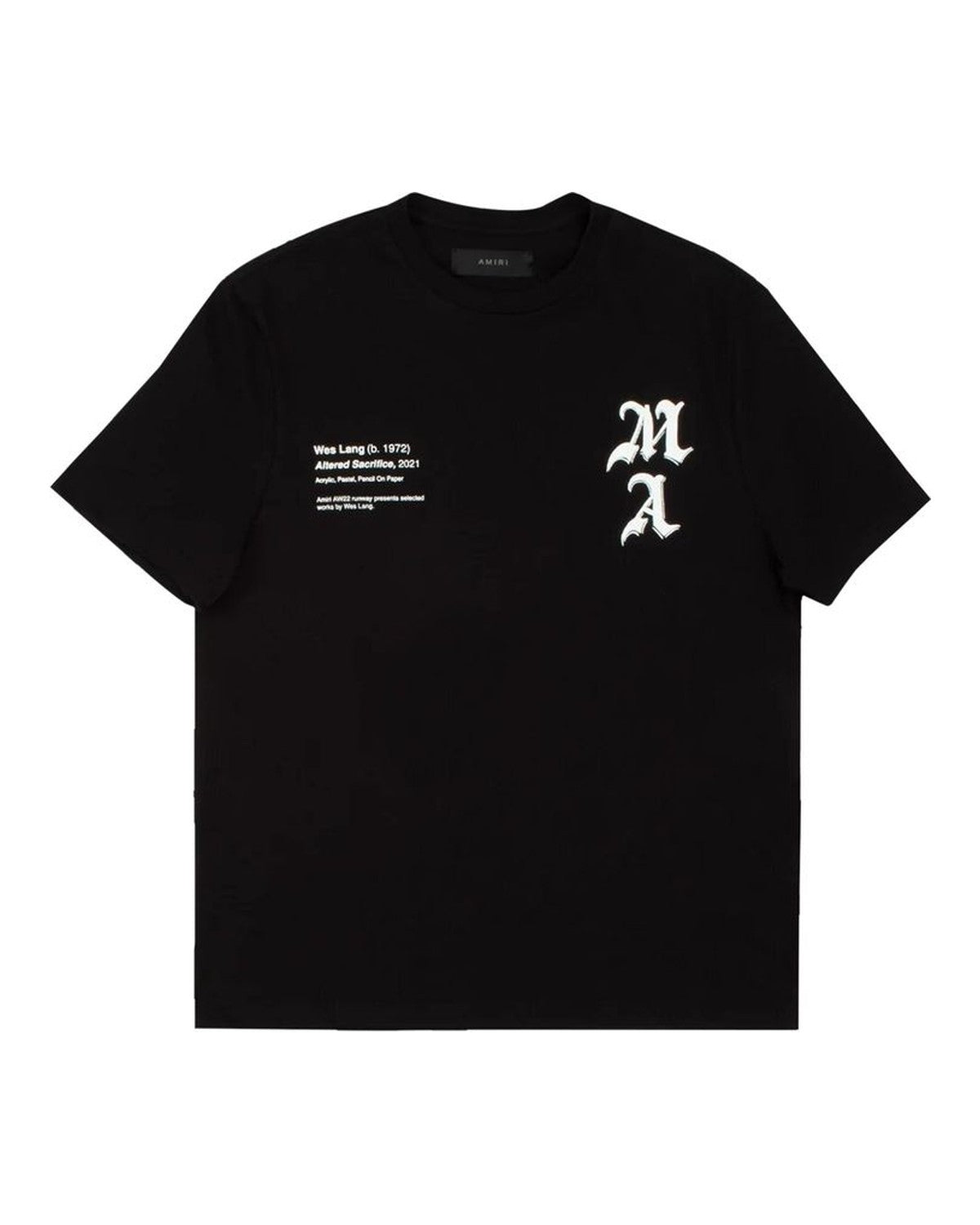 Checker Skull Tee Black