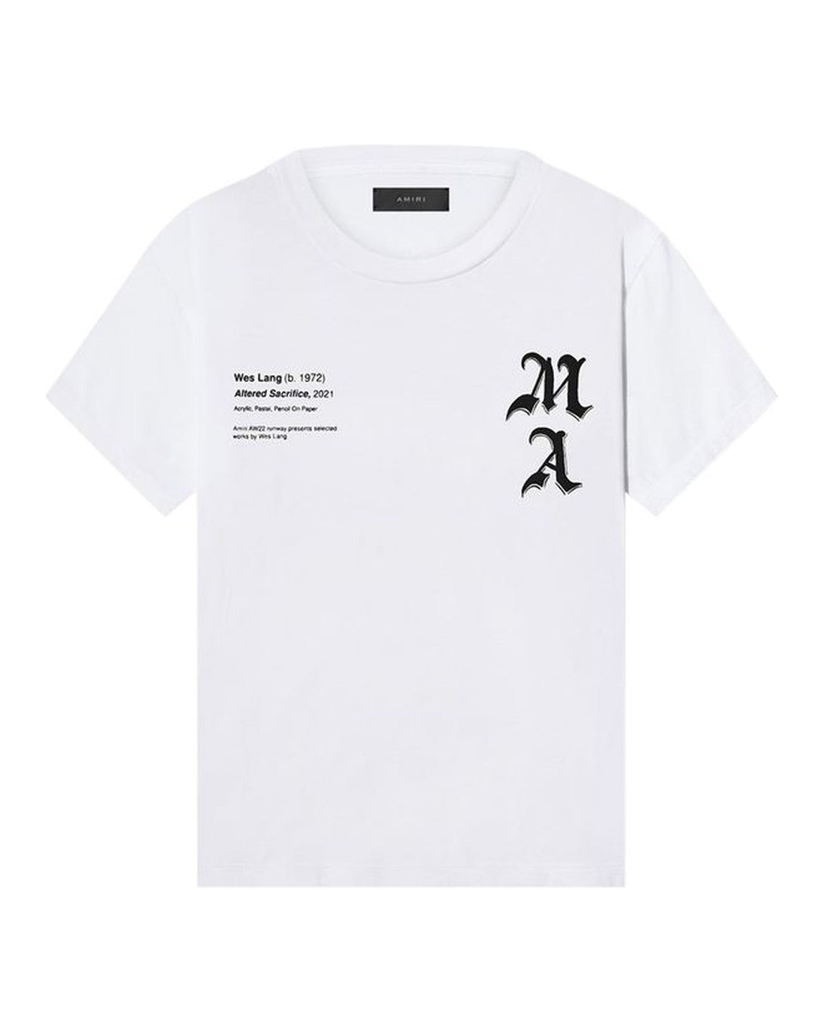 Checker Skull Tee White