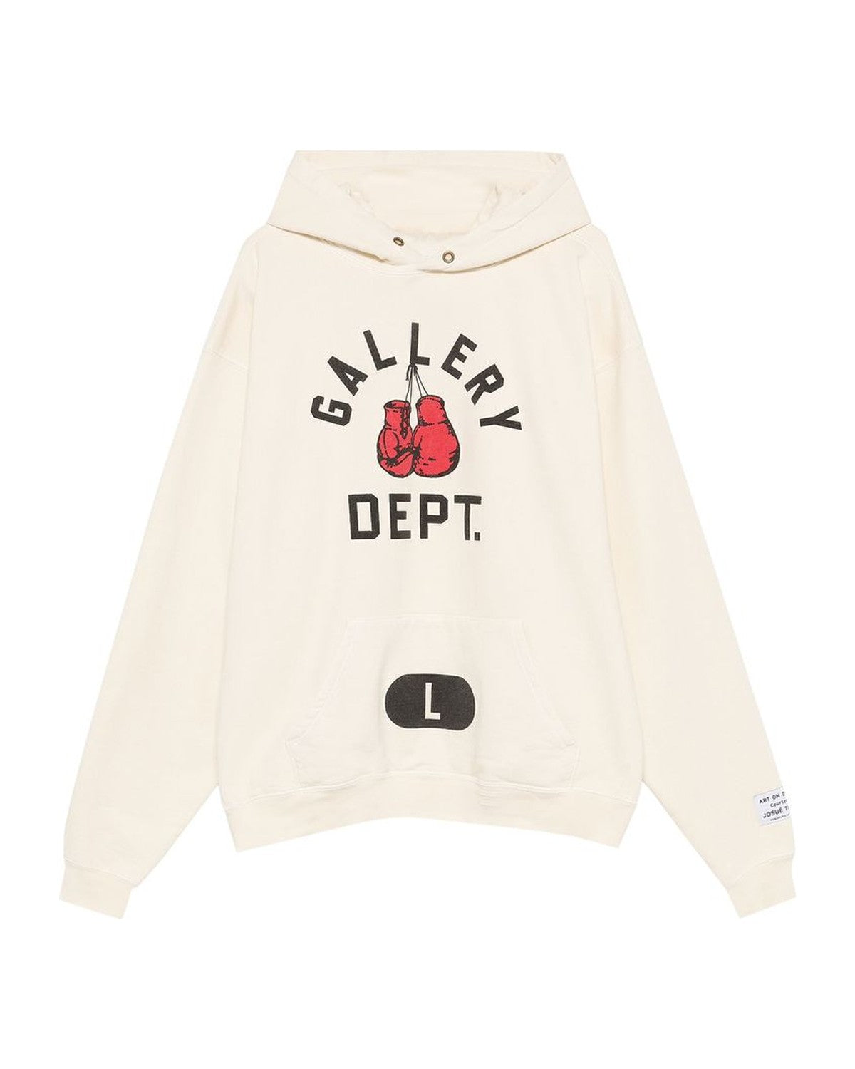Boxing Merch Hoodie Cream