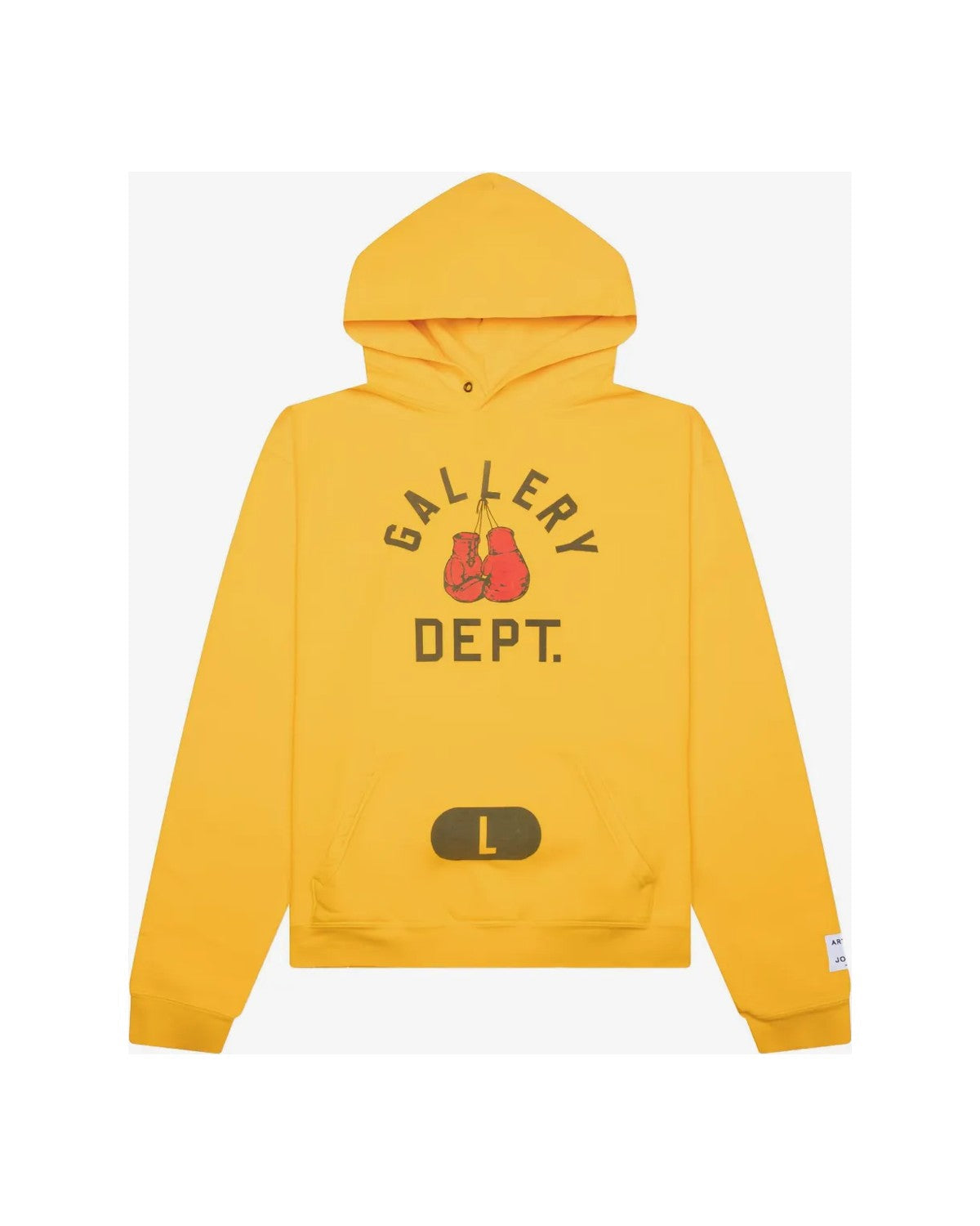 Boxing Merch Hoodie Yellow