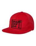 Dept Gym Logo Hat Red