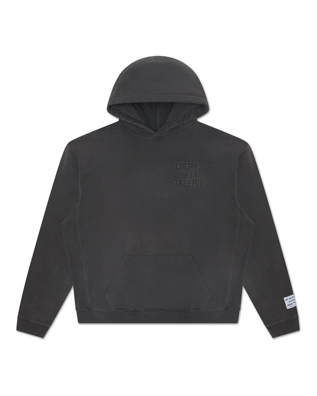 Gallery Dept Embossed Hoodie Graphite Gray