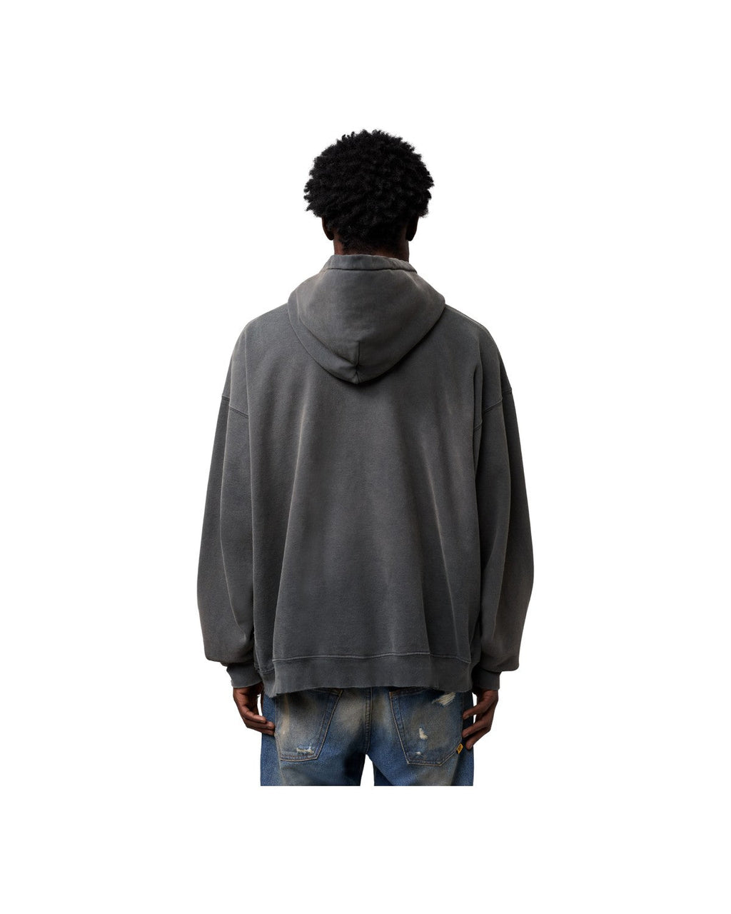Gallery Dept Embossed Hoodie Graphite Gray