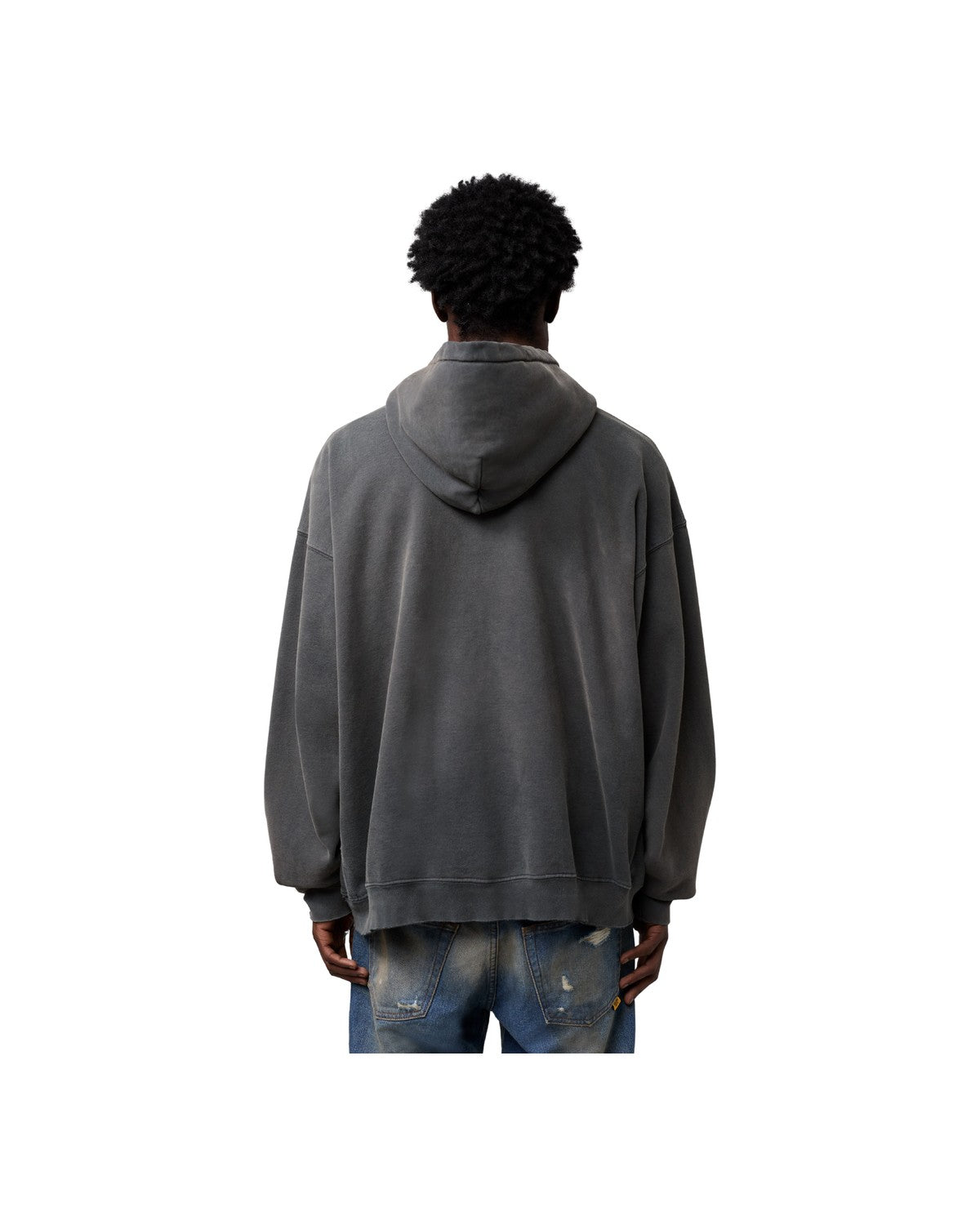Gallery Dept Embossed Hoodie Graphite Gray