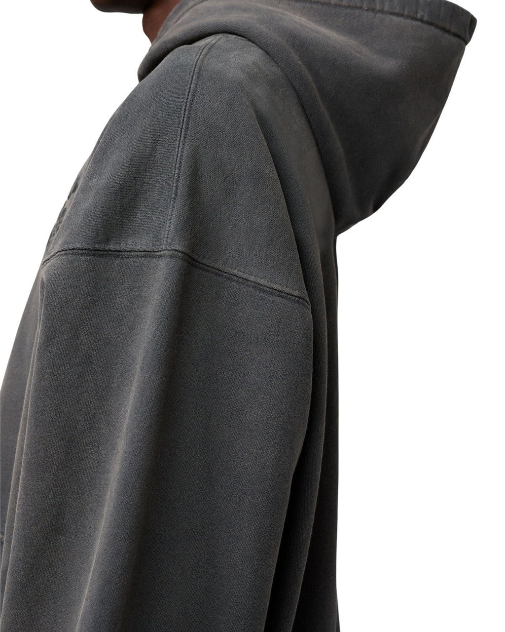 Gallery Dept Embossed Hoodie Graphite Gray