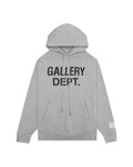 Center Logo Hoodie Heather Grey