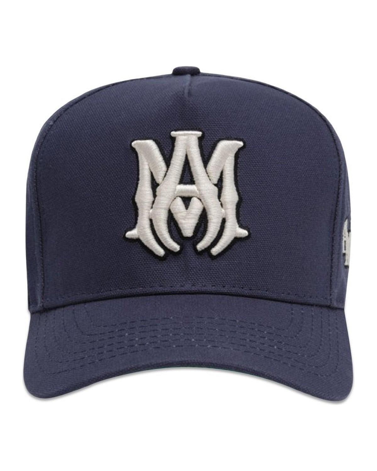 Canvas Hat Navy Off White