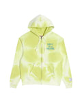 French Zip Hoodie Lime