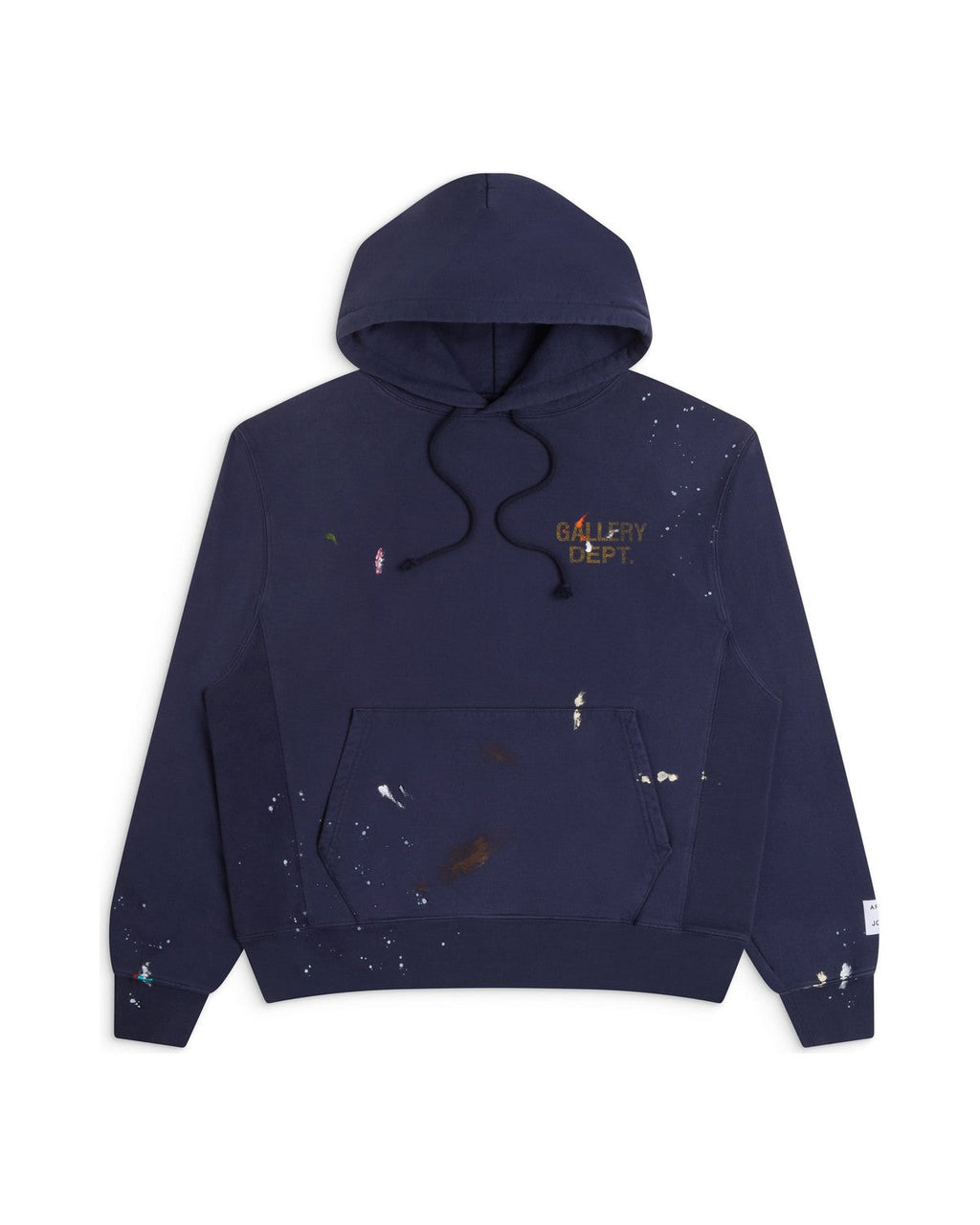 Gallery Dept Paint Logo Hoodie Vintage Navy