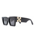 Catalina Rectang Black Gold