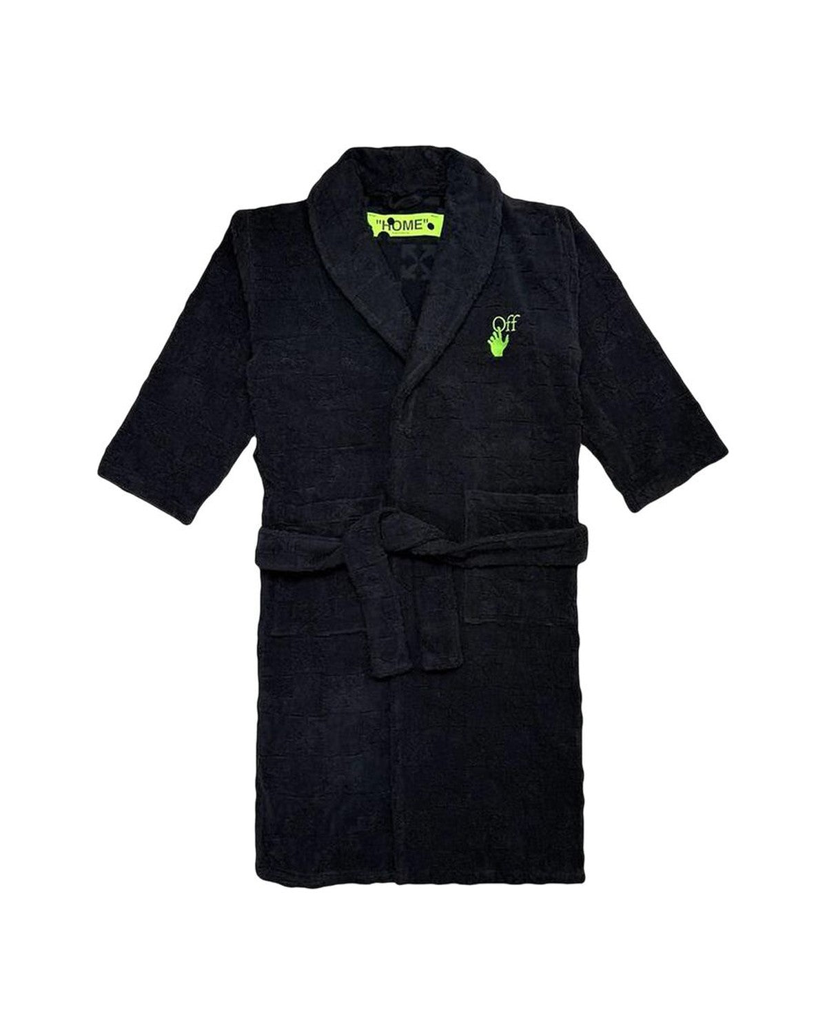 x ICA Bath Robe Black Green