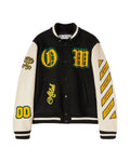 Varsity Graphics Jacket Yellow