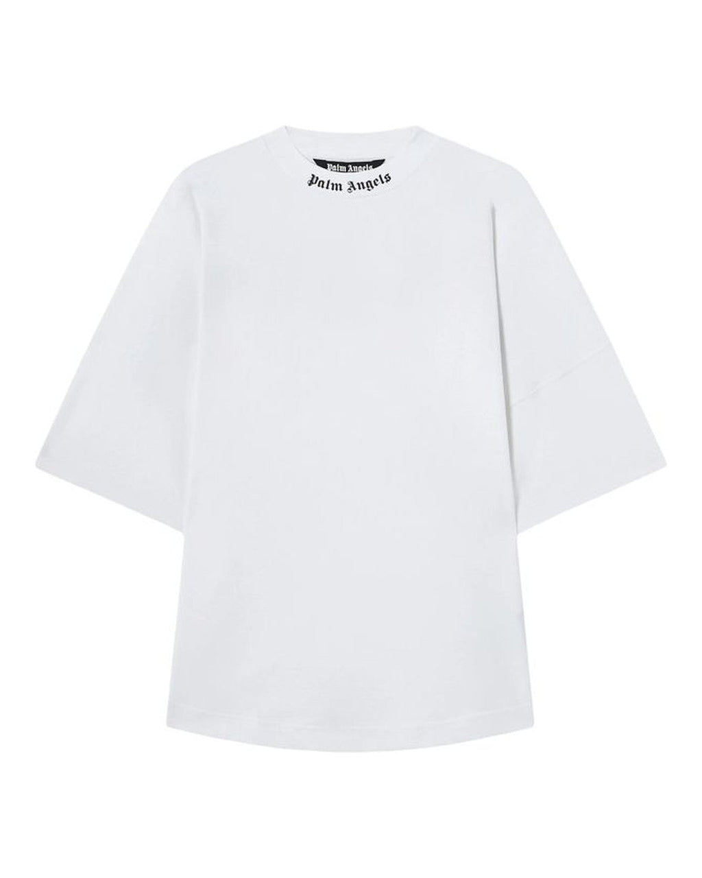 Doubled Logo Over Tee White Fuchsia