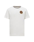SIngle Patch Tee White