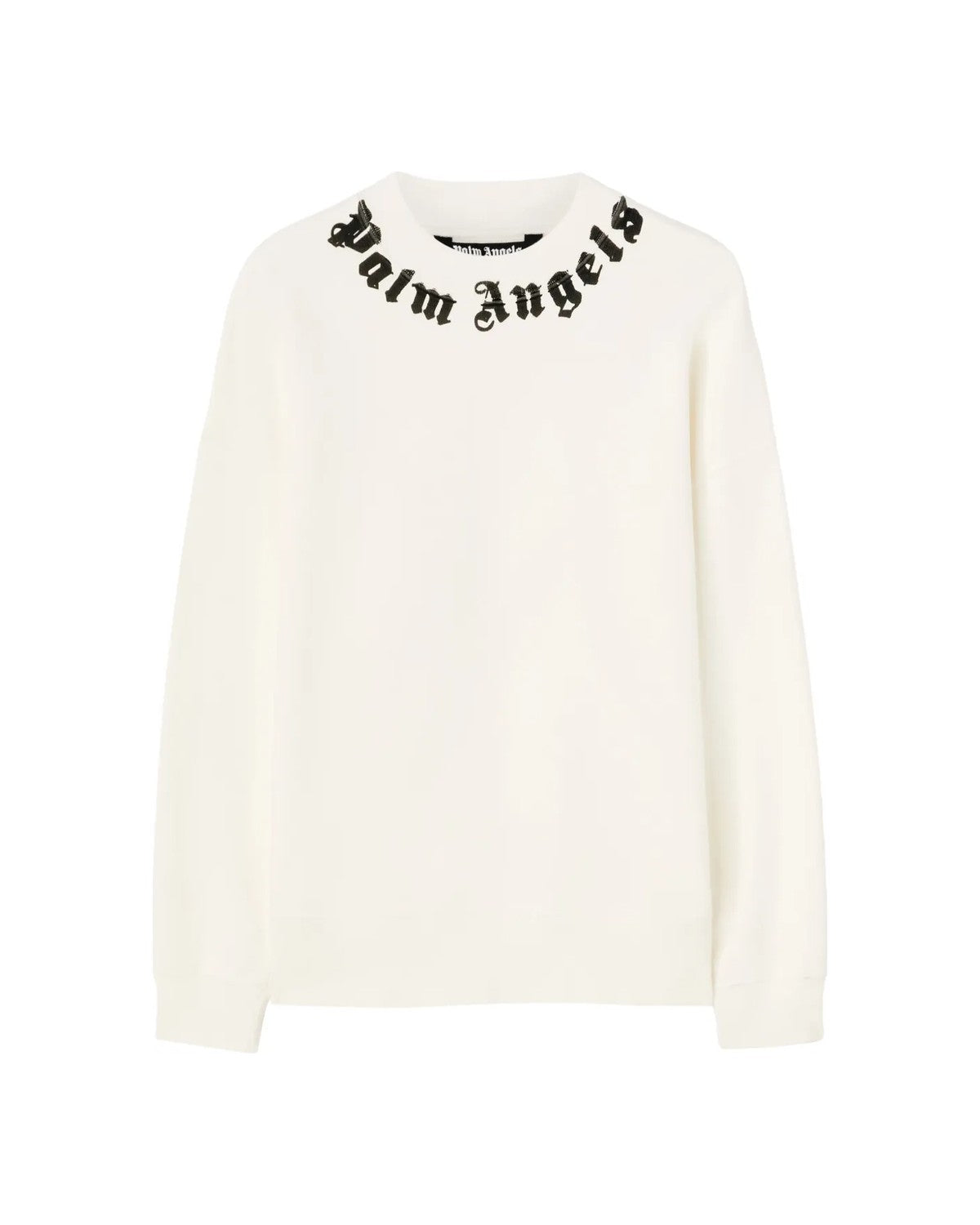Logo Crewneck White Black