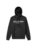 Paris Logo Hoodie Black