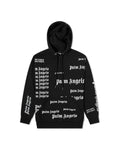 Allover Logo Black Hoodie