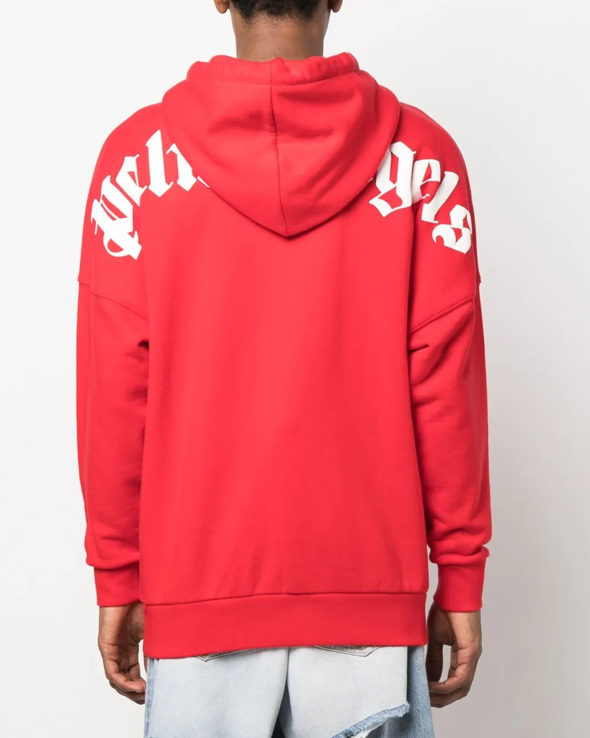 Oversized Logo Hoodie Red