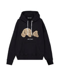 Bear Hoodie Black Beige
