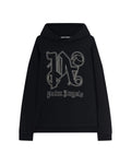 Monogram Statement Logo Hoodie Black