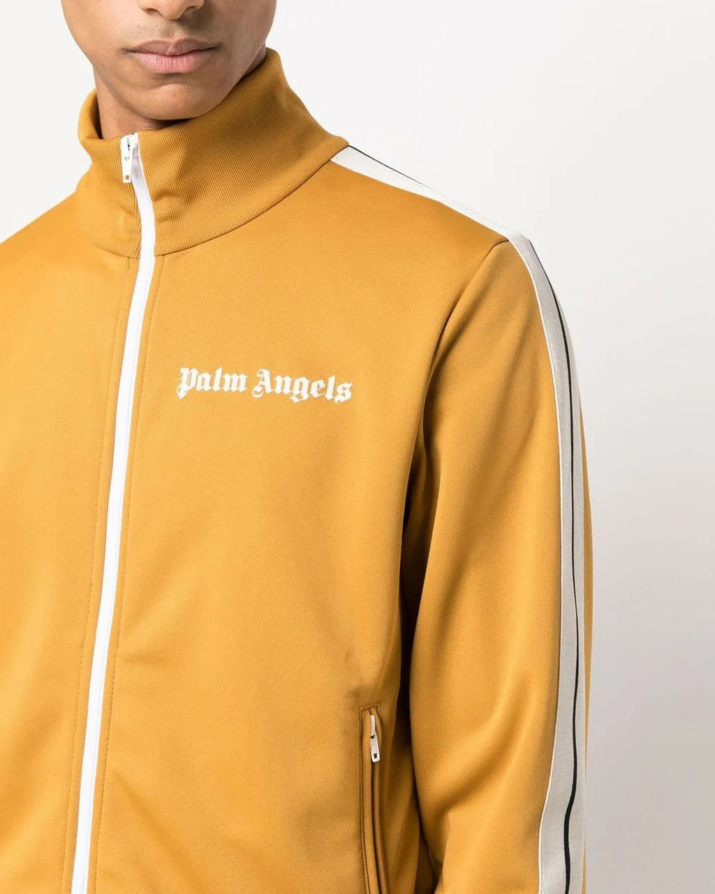 Classic track Jacket Camel White