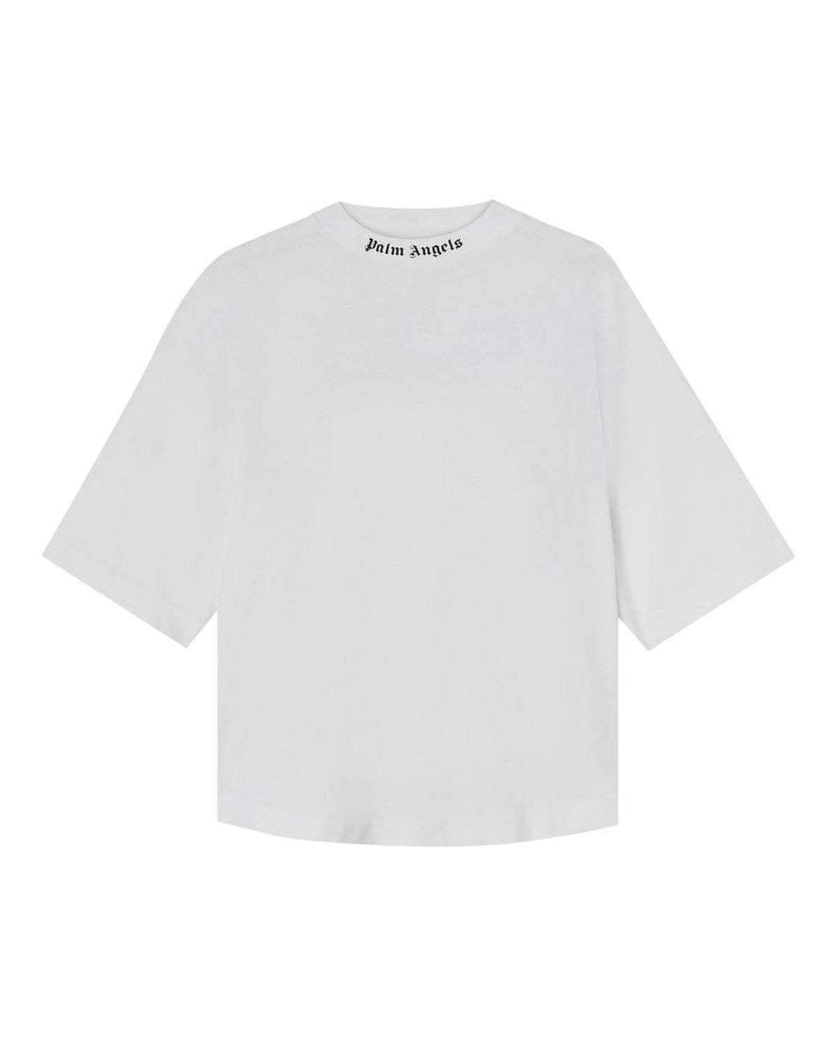 Classic Logo Over Tee White Black