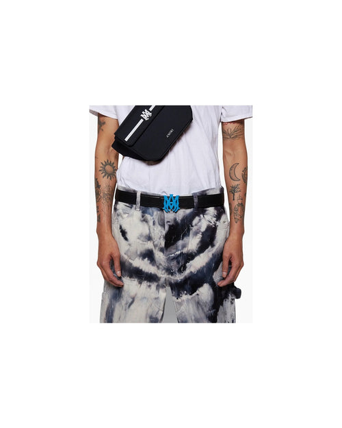 4cm Belt Black Blue
